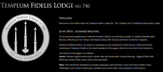 Templum Fidelis website